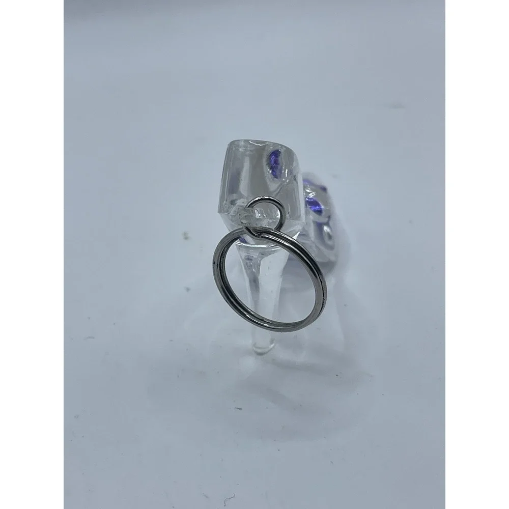 Clear High Heel With Beads, Keychain 2.5